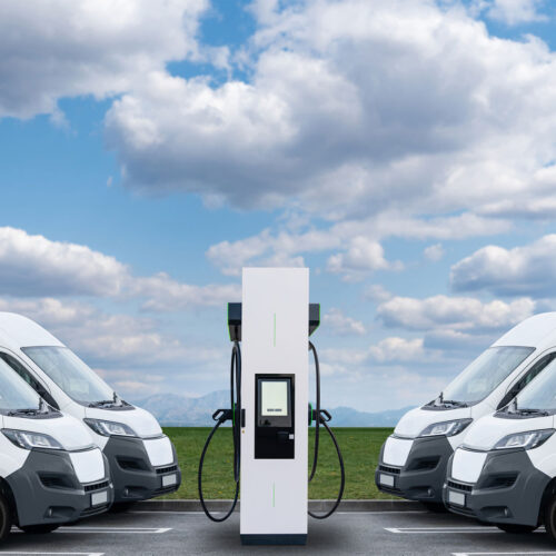 electric delivery van fleet