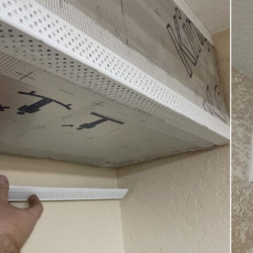 soffit duct installation