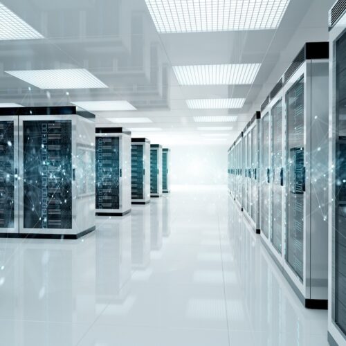 Electricity use in a data center